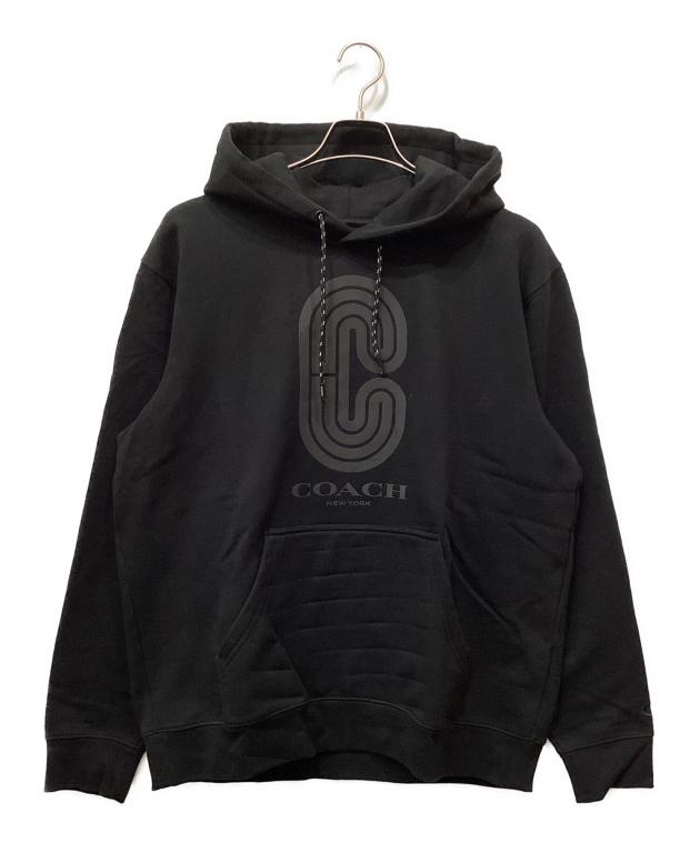 COACHパーカー 新品未使用 中古・古着通販】COACH (コーチ) プルオーバーパーカー ブラック
