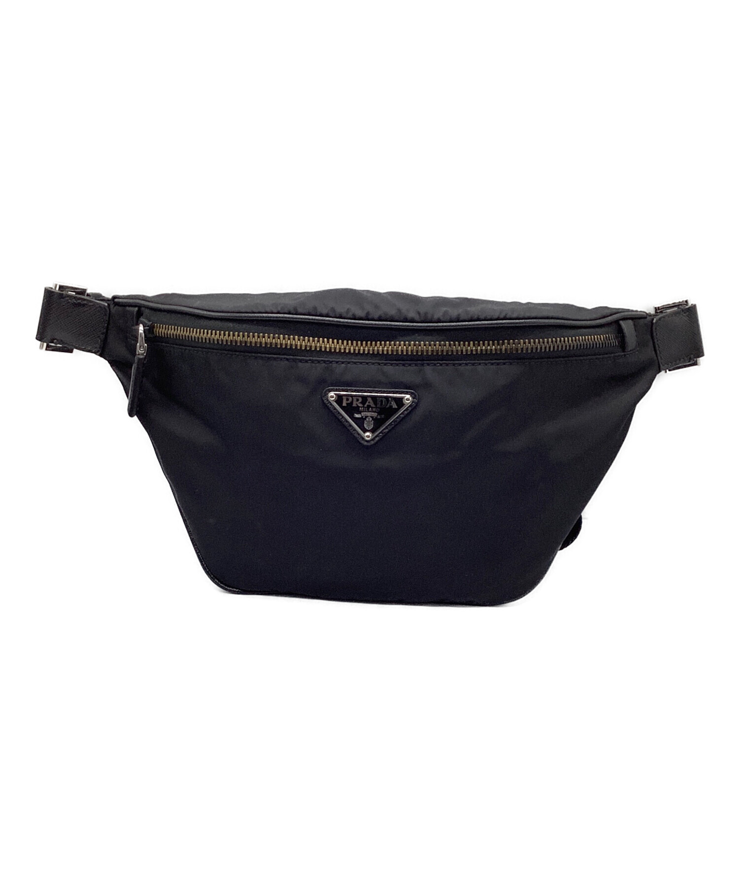 中古・古着通販】PRADA (プラダ) Re-Nylon サフィアーノレザー ベルト