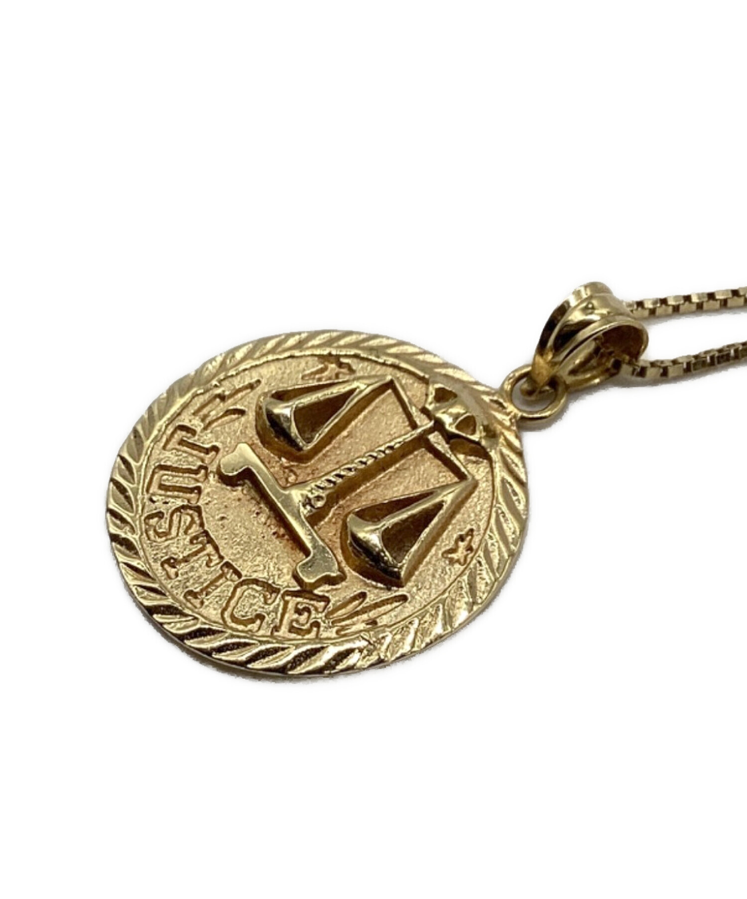 中古・古着通販】SUPREME (シュプリーム) Justice Gold Pendant