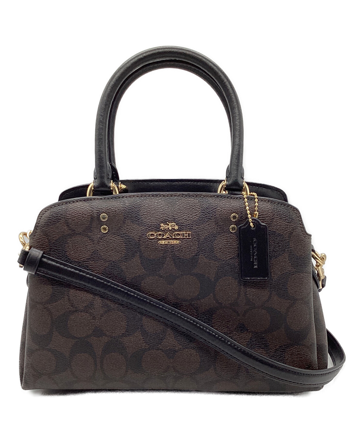 中古・古着通販】COACH (コーチ) 2WAYショルダーバッグ シグネチャー