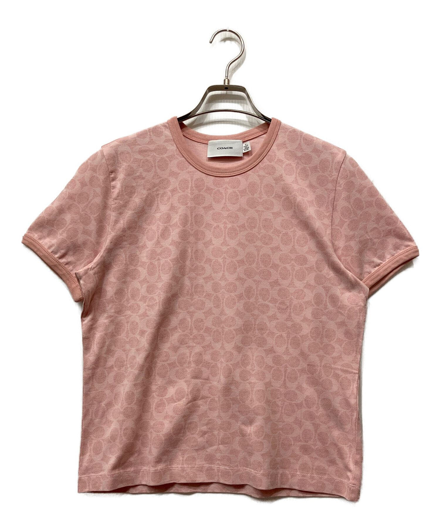 中古・古着通販】COACH (コーチ) シグネチャー リンガー Tシャツ
