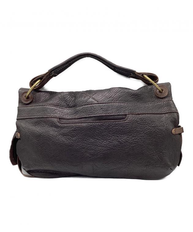中古・古着通販】genten (ゲンテン) ハンドバッグ ダークブラウン
