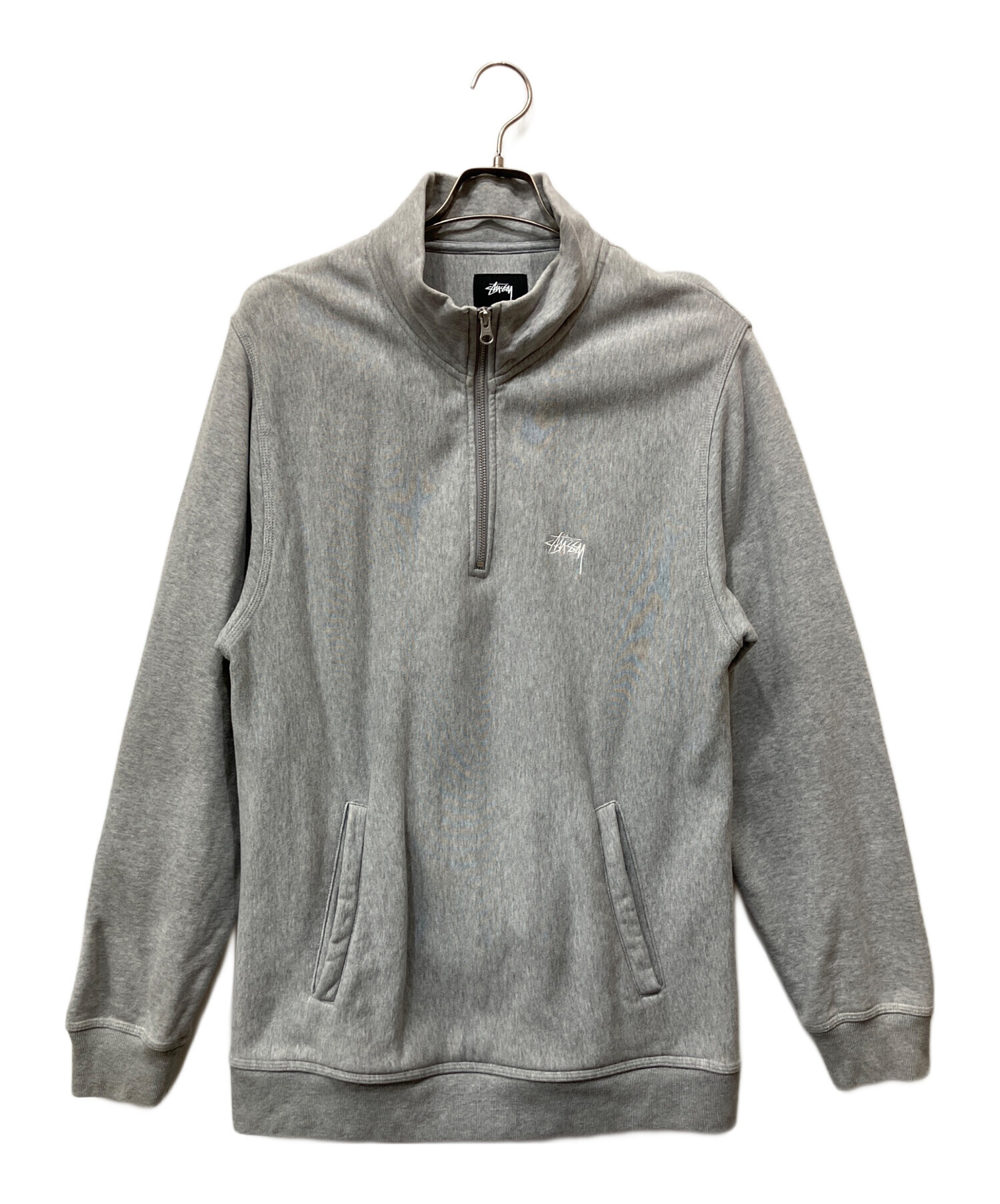 中古・古着通販】stussy (ステューシー) ハーフジップスウェット