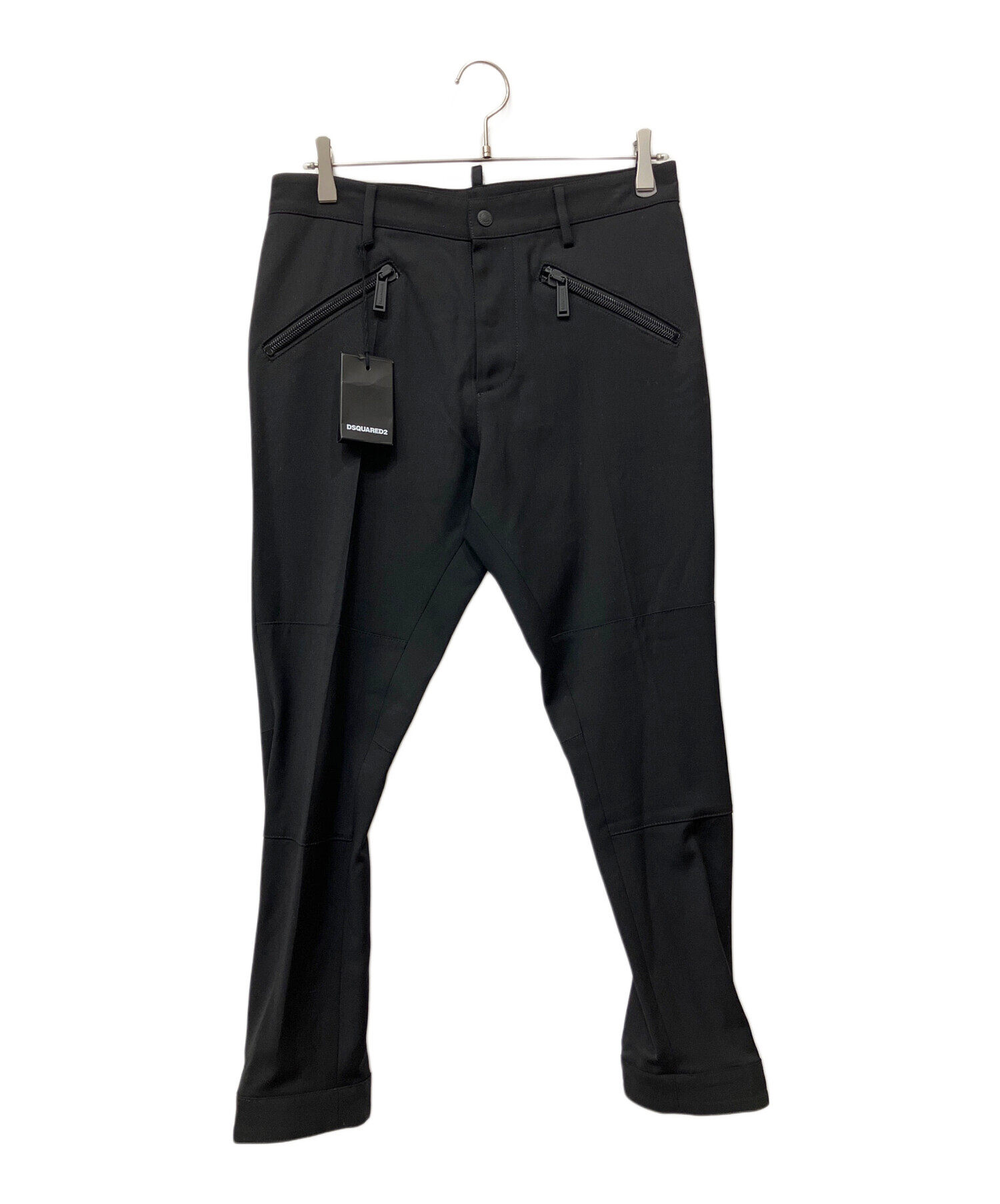 dsquared チノパン/スラックス　46 極美品 中古・古着通販】DSQUARED2 (ディースクエアード) パンツ ブラック