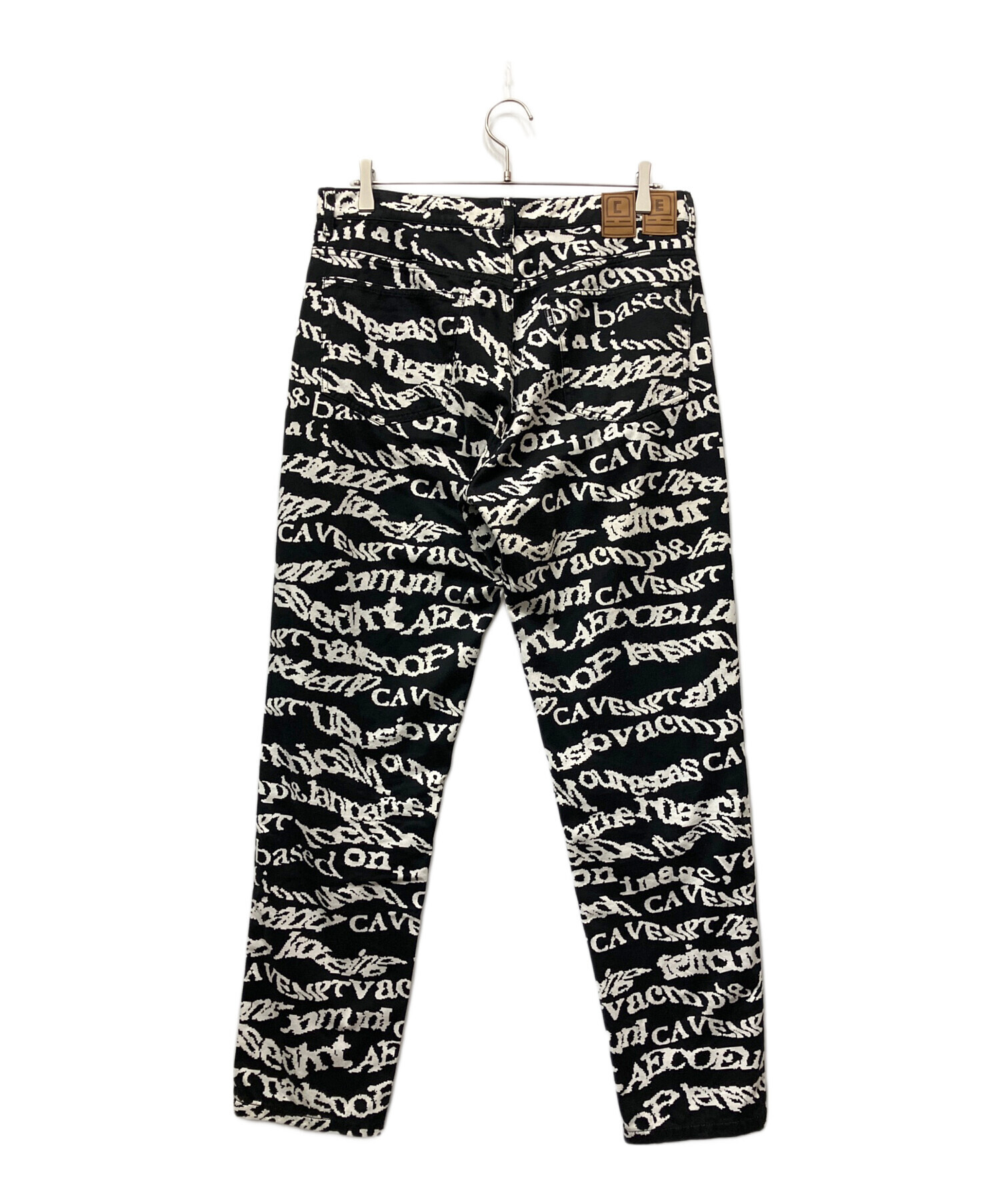 中古・古着通販】C.E (シーイー) パンツ ブラック×ホワイト サイズ:L