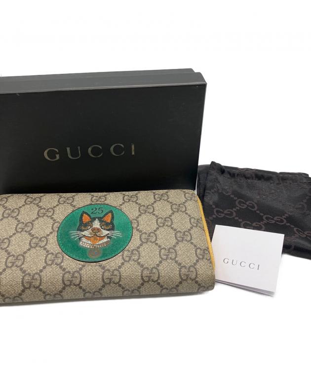 中古・古着通販】GUCCI (グッチ) 長財布 GG ベージュ｜ブランド・古着
