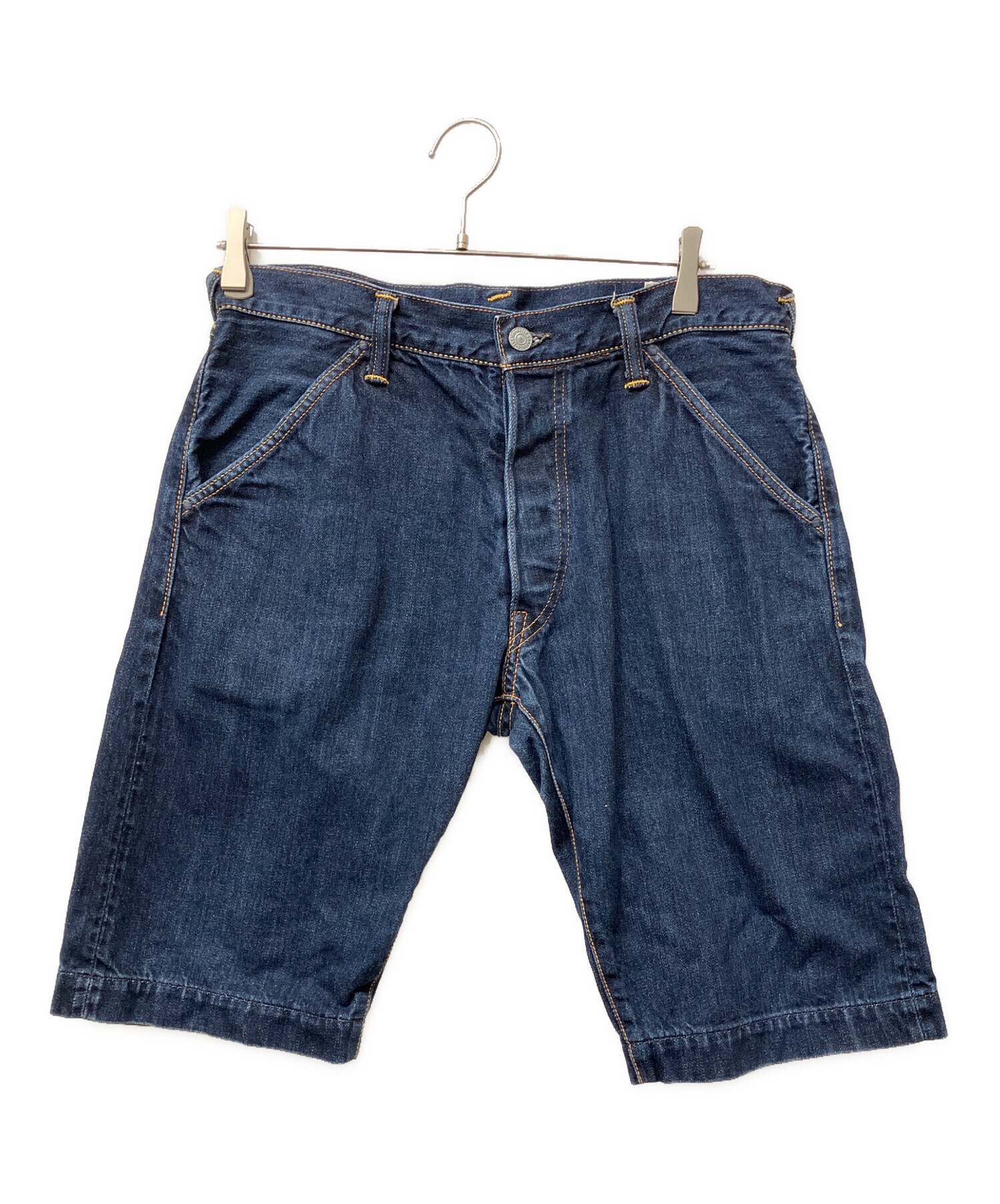 中古・古着通販】EVISU (エヴィス) デニムハーフパンツ インディゴ