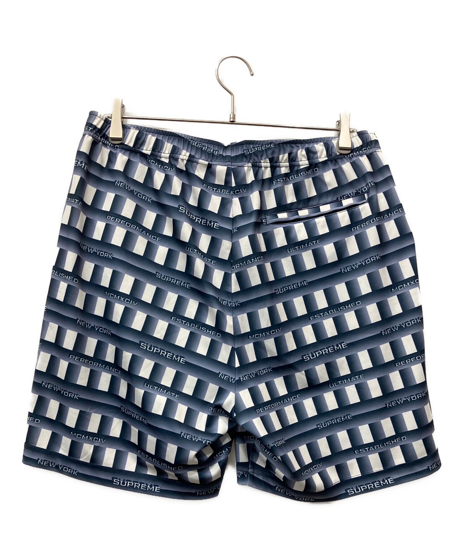 中古・古着通販】SUPREME (シュプリーム) Grid Soccer Short ネイビー