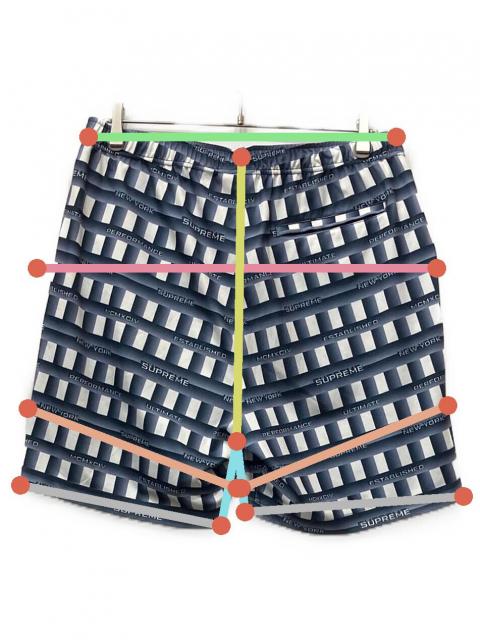 中古・古着通販】SUPREME (シュプリーム) Grid Soccer Short ネイビー