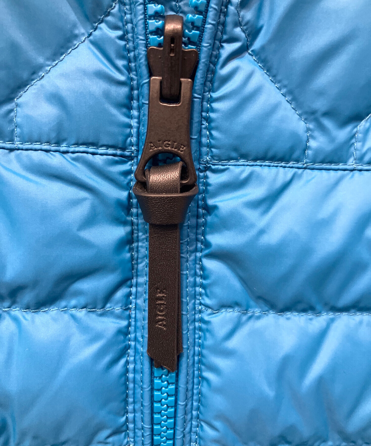 中古・古着通販】AIGLE (エーグル) ダウンジャケット スカイブルー 中古・古着通販】AIGLE (エーグル) ダウンジャケット スカイブルー