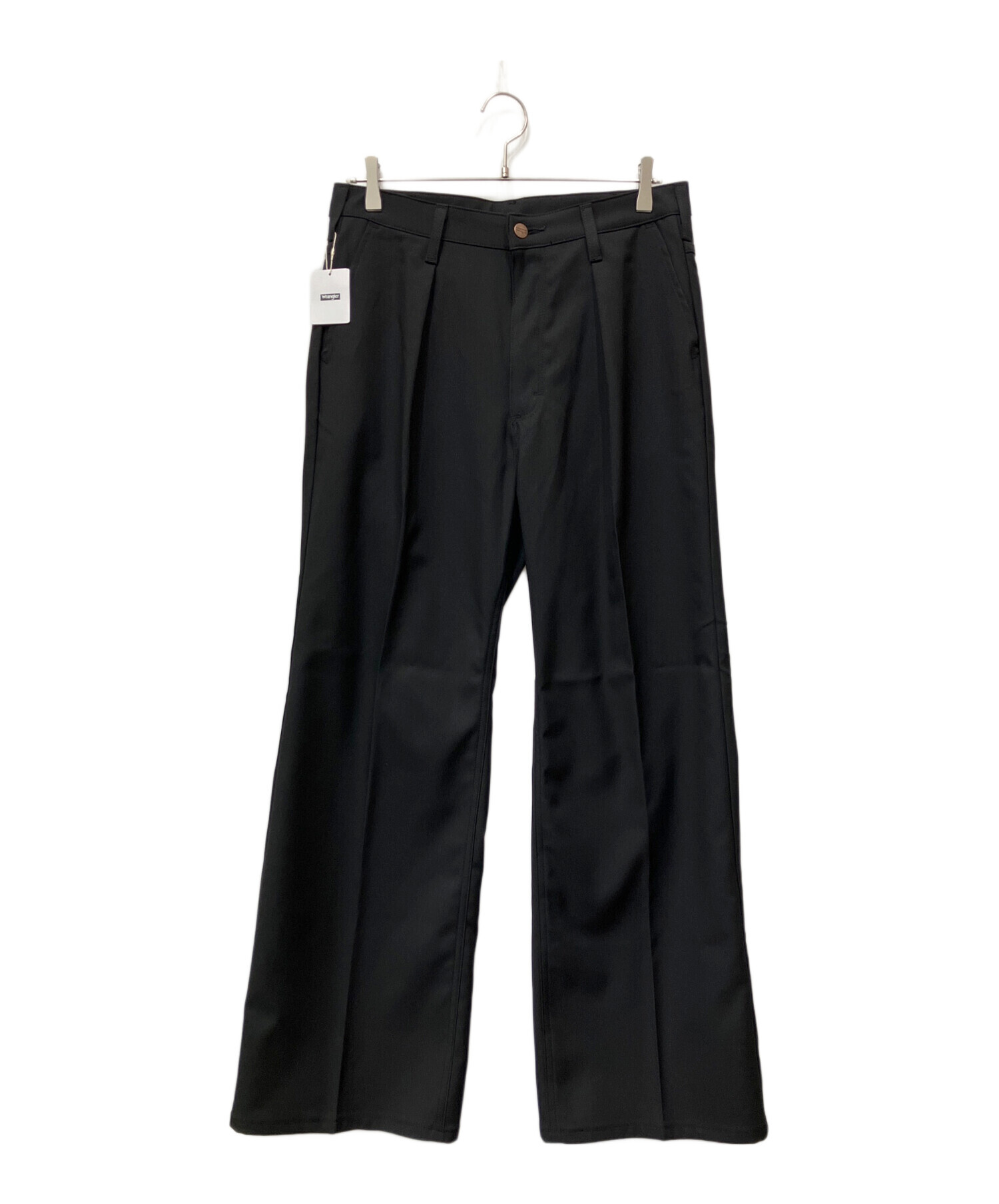 中古・古着通販】Wrangler (ラングラー) フレアスラックス ブラック