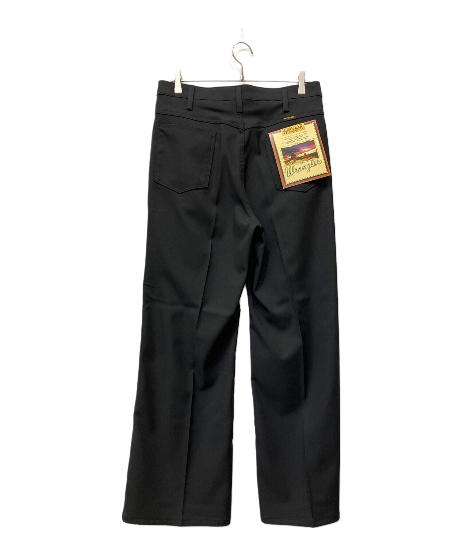 中古・古着通販】Wrangler (ラングラー) フレアスラックス ブラック
