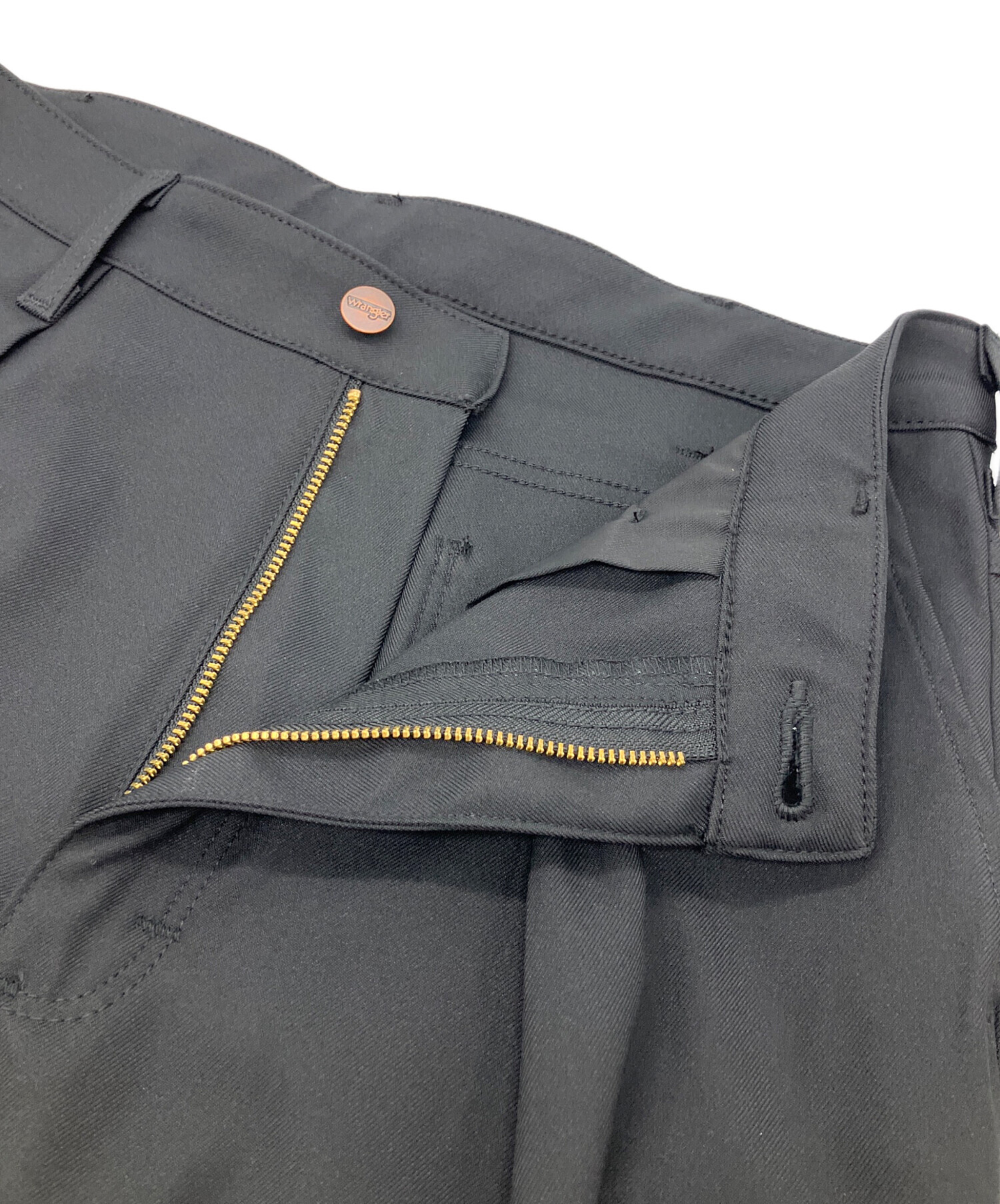 中古・古着通販】Wrangler (ラングラー) フレアスラックス ブラック