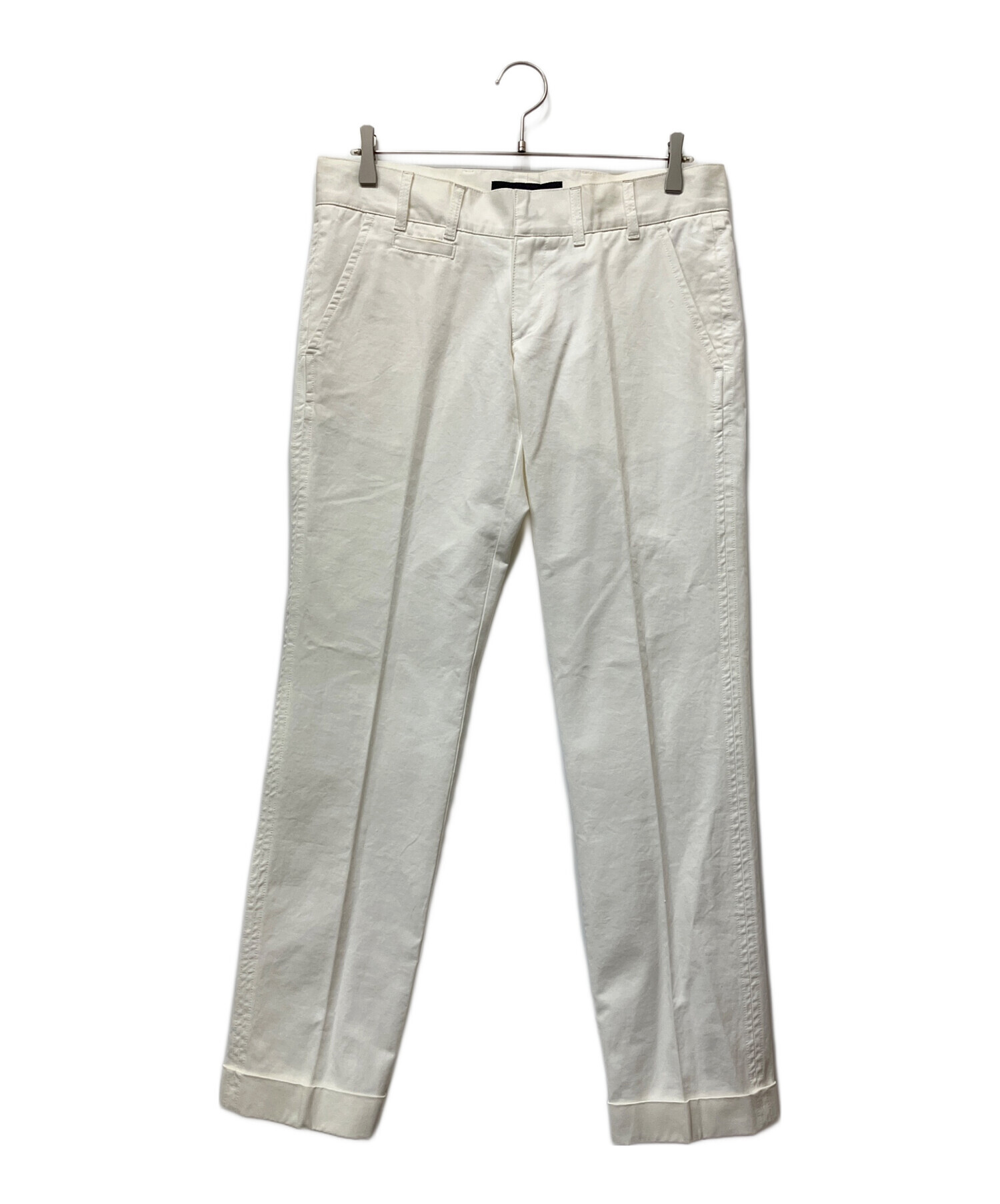 中古・古着通販】GUCCI (グッチ) デニムパンツ ホワイト サイズ:46