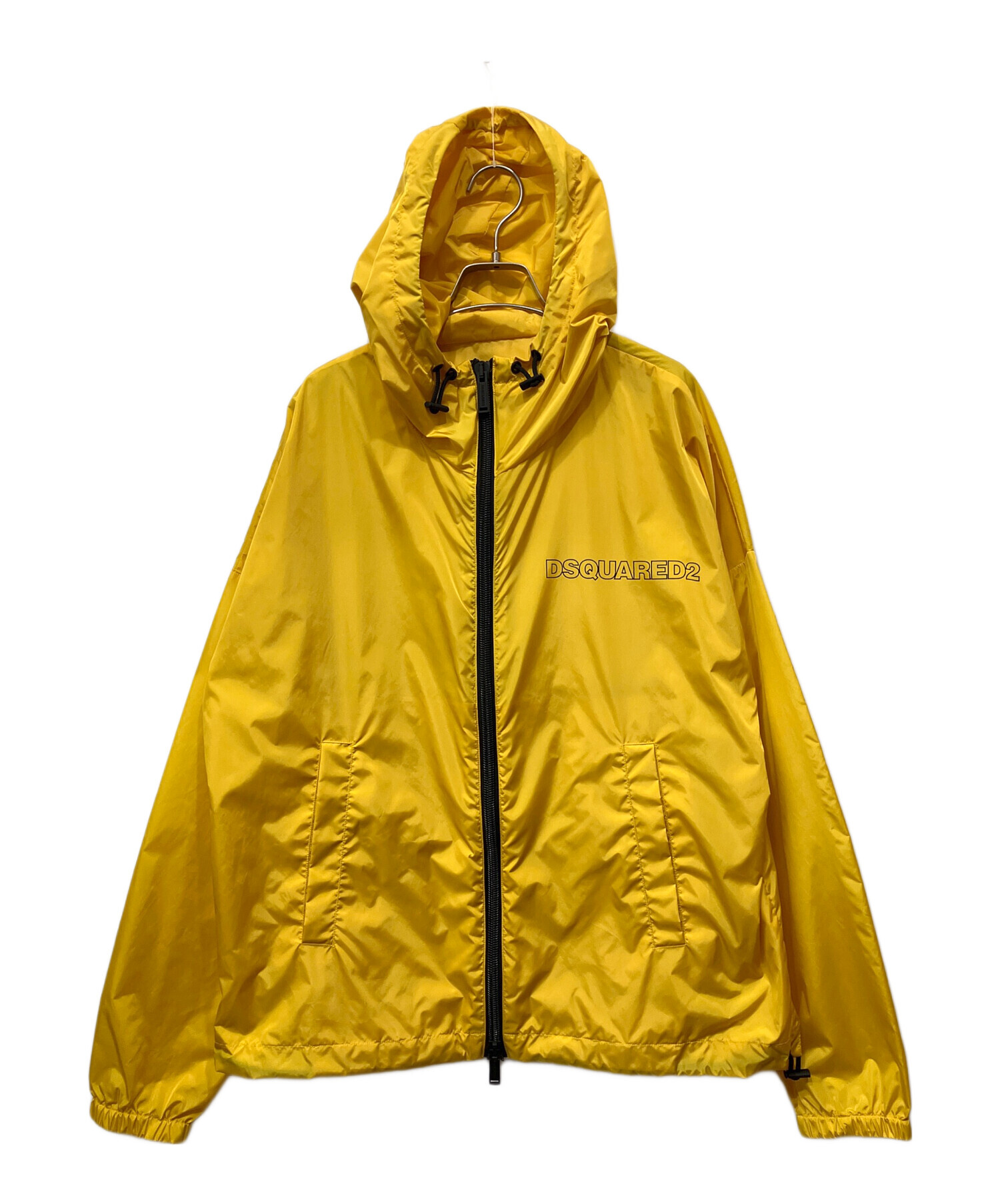 DESCENDANT ナイロンジャケット イエロー 中古・古着通販】DSQUARED2 (ディースクエアード) ライトウェイト