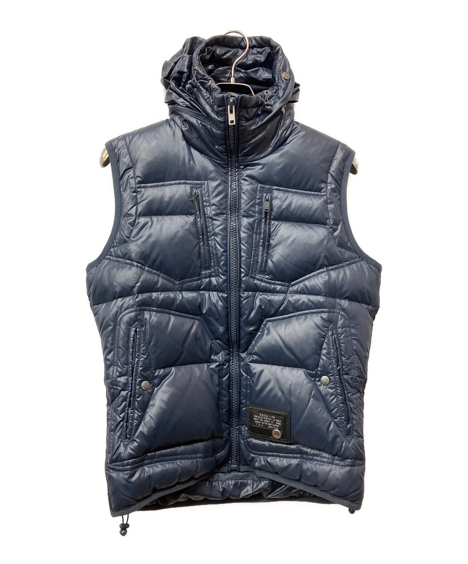 DIESEL ダウンベスト ネイビー Fashion Jacket Outer 【公式通販】