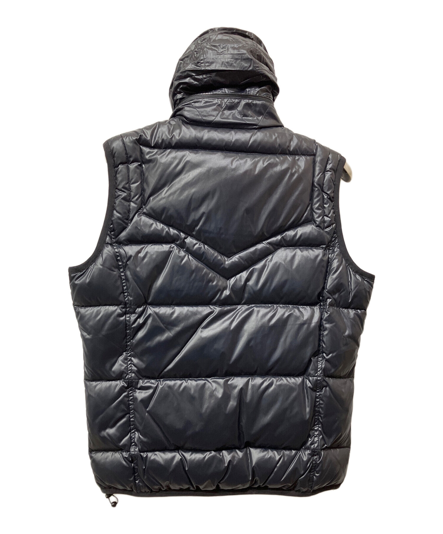 中古・古着通販】DIESEL (ディーゼル) ダウンベスト ブラック サイズ