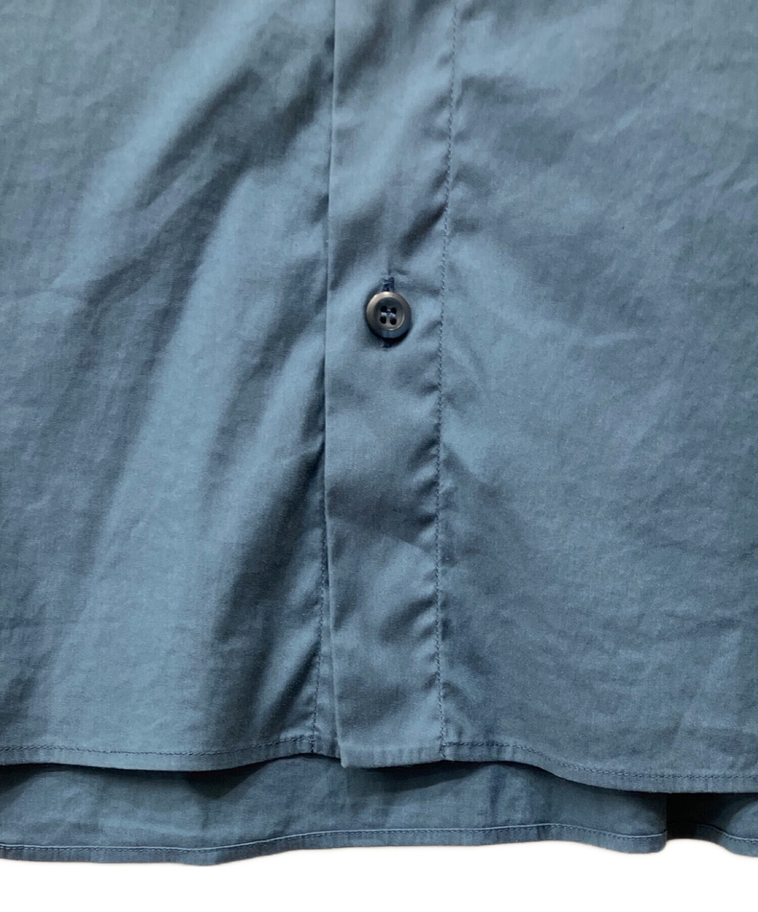 中古・古着通販】PRADA (プラダ) 半袖シャツ ブルー サイズ:41/16