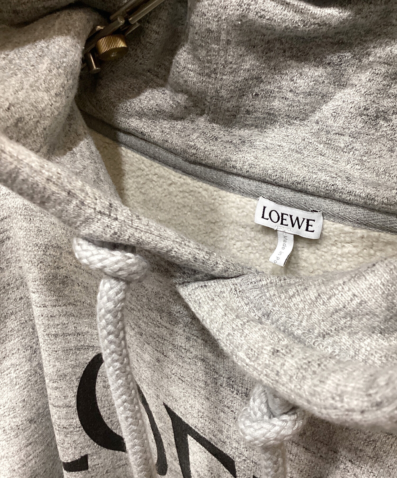 中古・古着通販】LOEWE (ロエベ) プルオーバーパーカー グレー サイズ