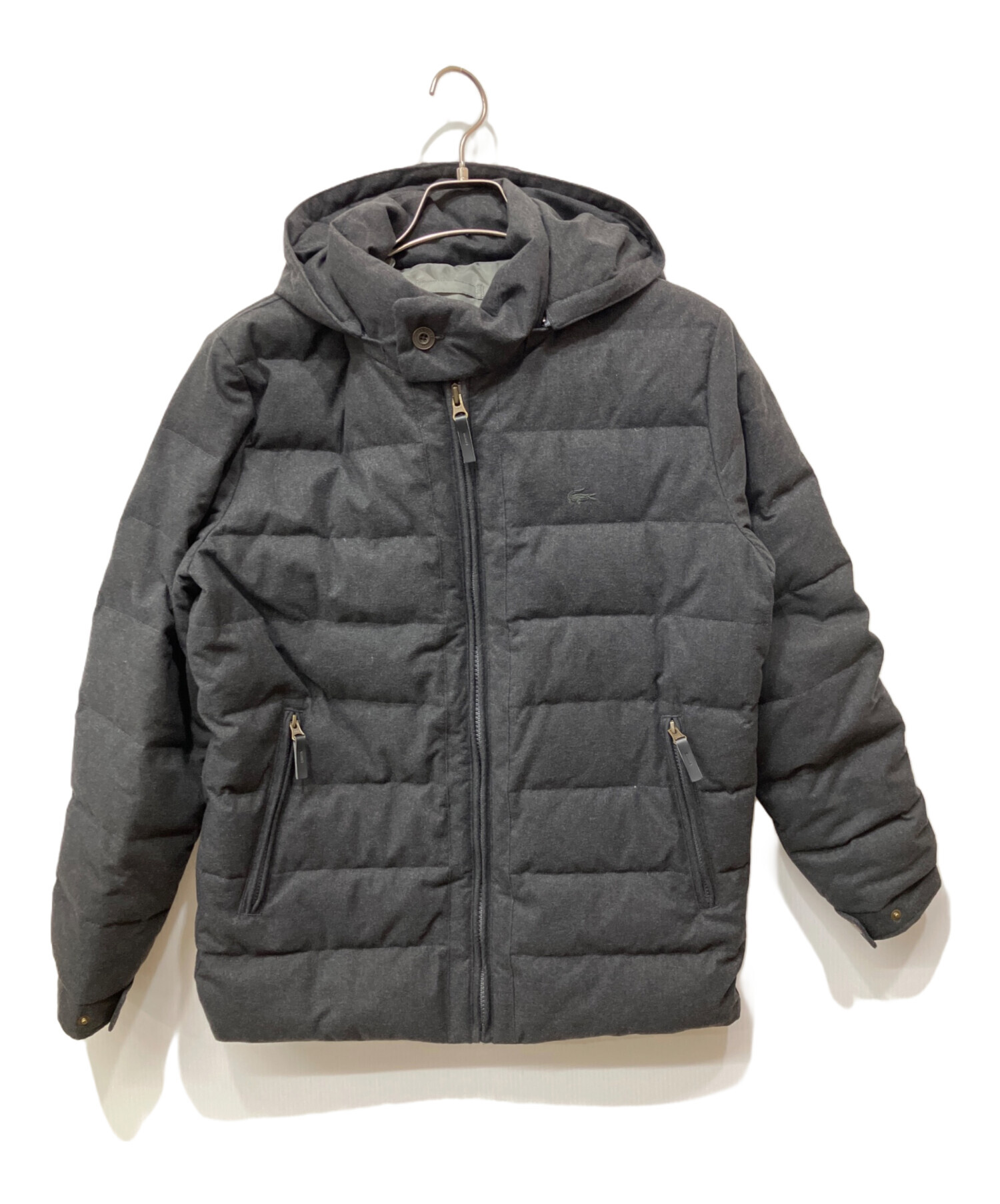 中古・古着通販】LACOSTE (ラコステ) ダウンジャケット グレー サイズ