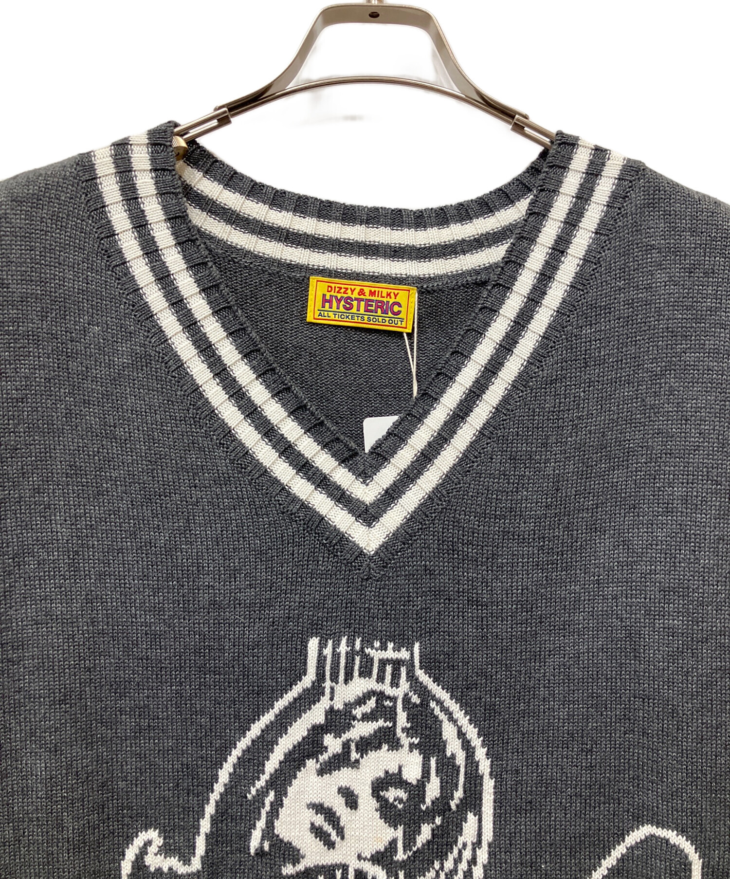 ままさん☆HYSTERIC GLAMOUR ギターガール ニットワンピース 中古・古着通販】Hysteric Glamour (ヒステリックグラマー) GUITAR