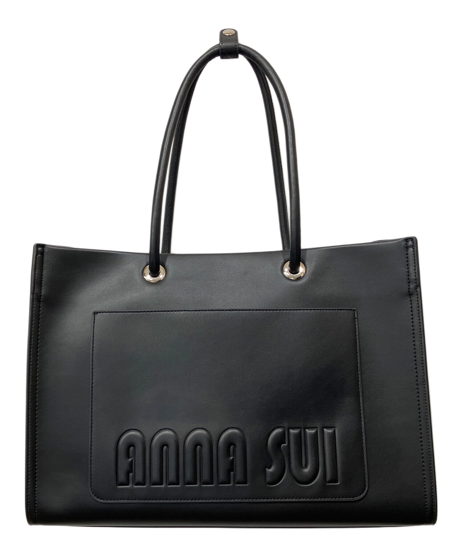 中古・古着通販】ANNA SUI (アナスイ) トートバッグ ブラック