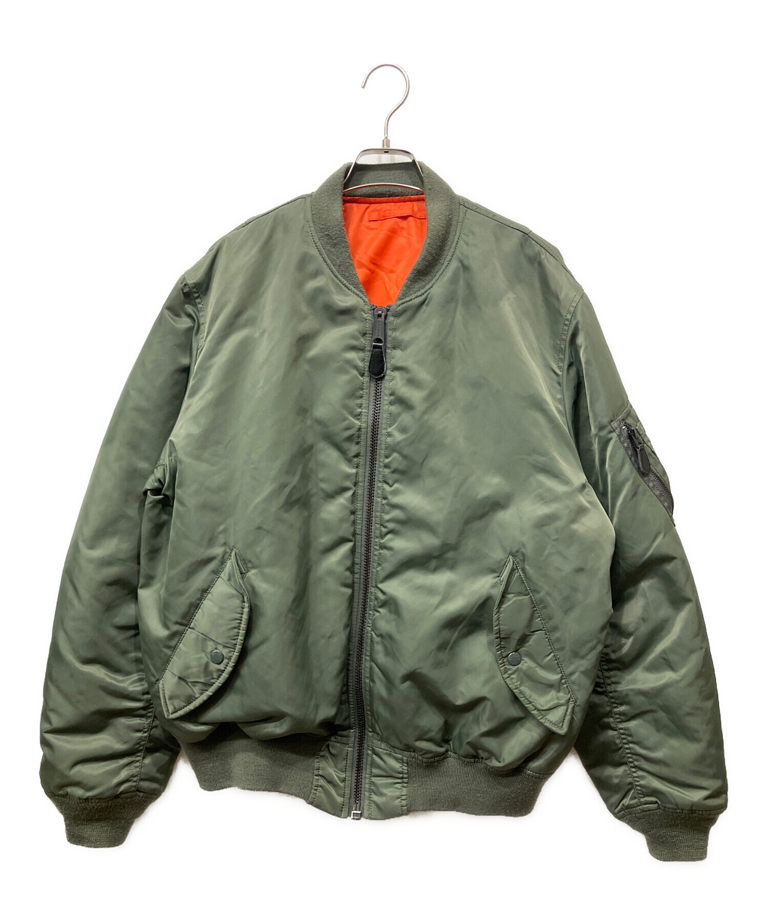 中古・古着通販】AVIREX (アヴィレックス) MA-1ジャケット オリーブ