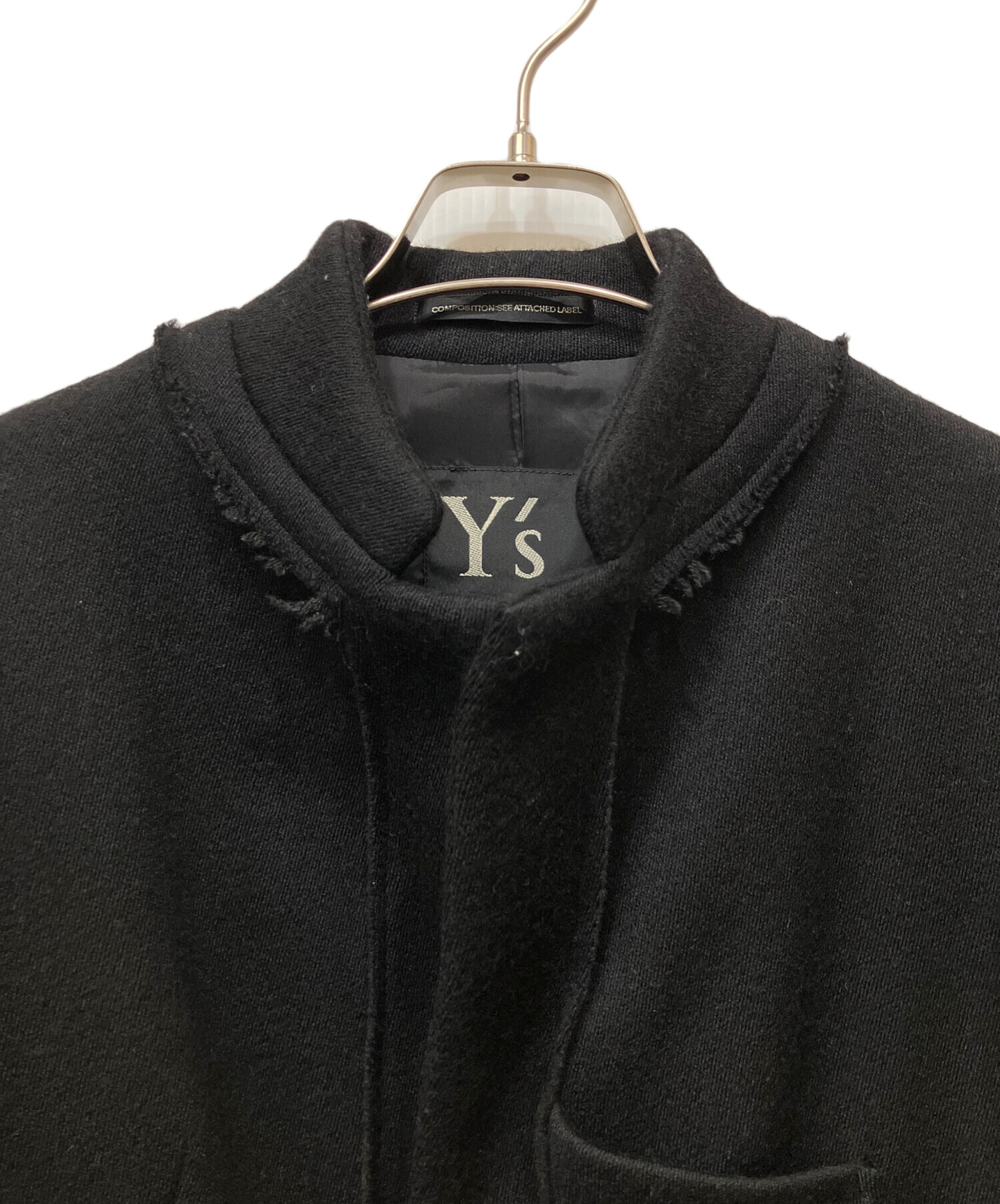 中古・古着通販】Y's (ワイズ) ウールジャケット ブラック サイズ:1