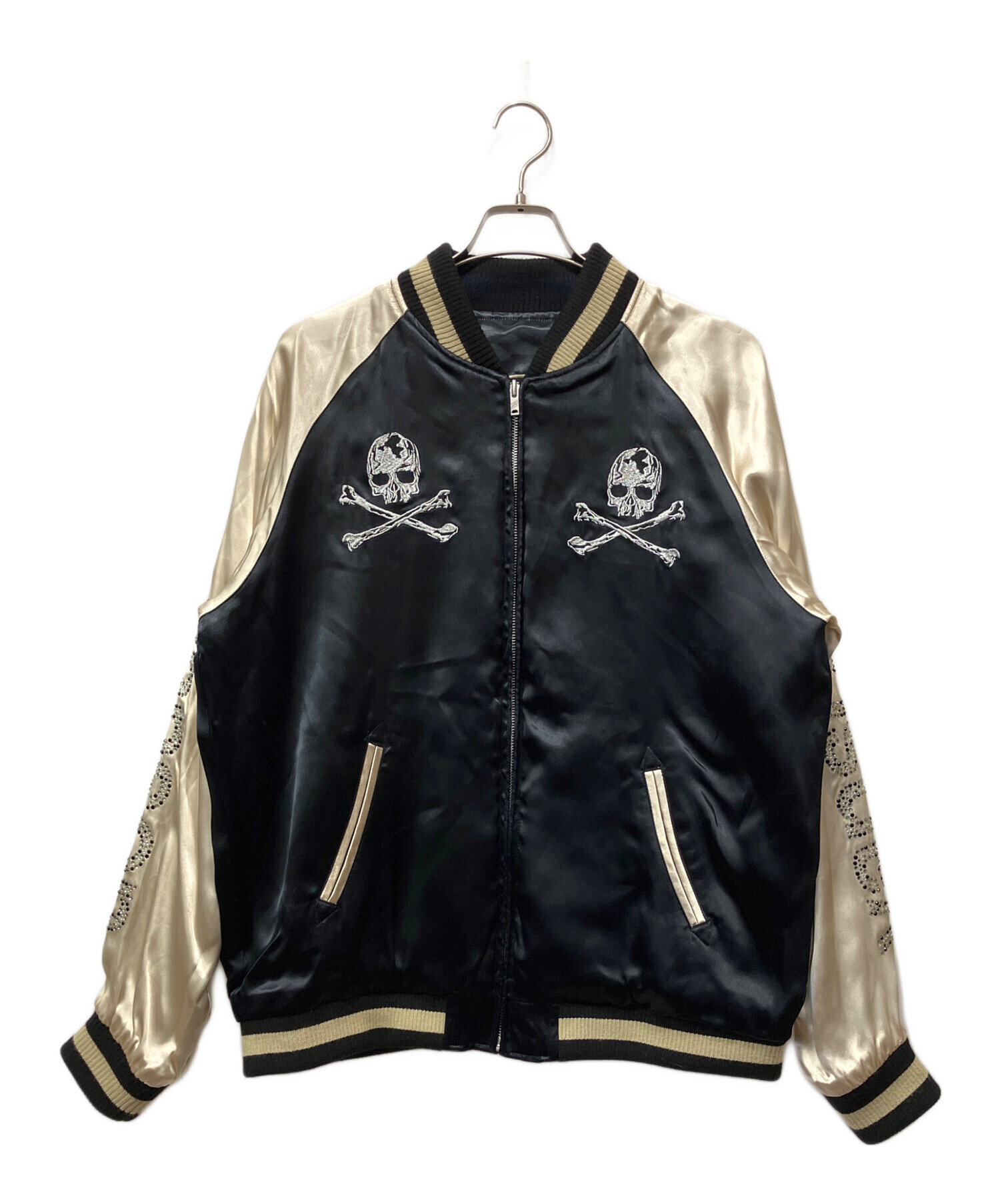 中古・古着通販】VANSON (バンソン) リバーシブルスカジャン ブラック