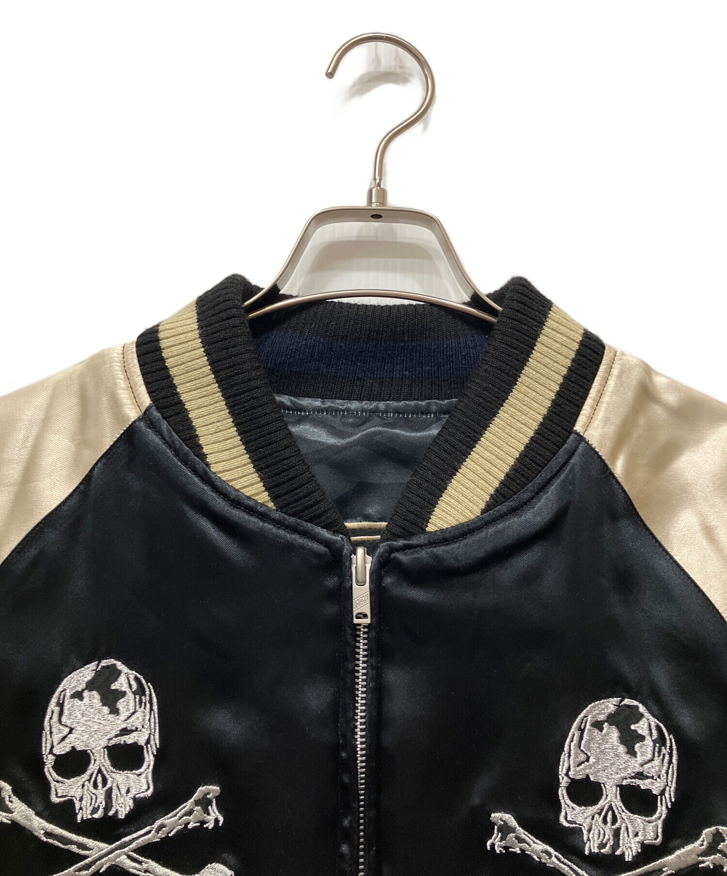 中古・古着通販】VANSON (バンソン) リバーシブルスカジャン ブラック