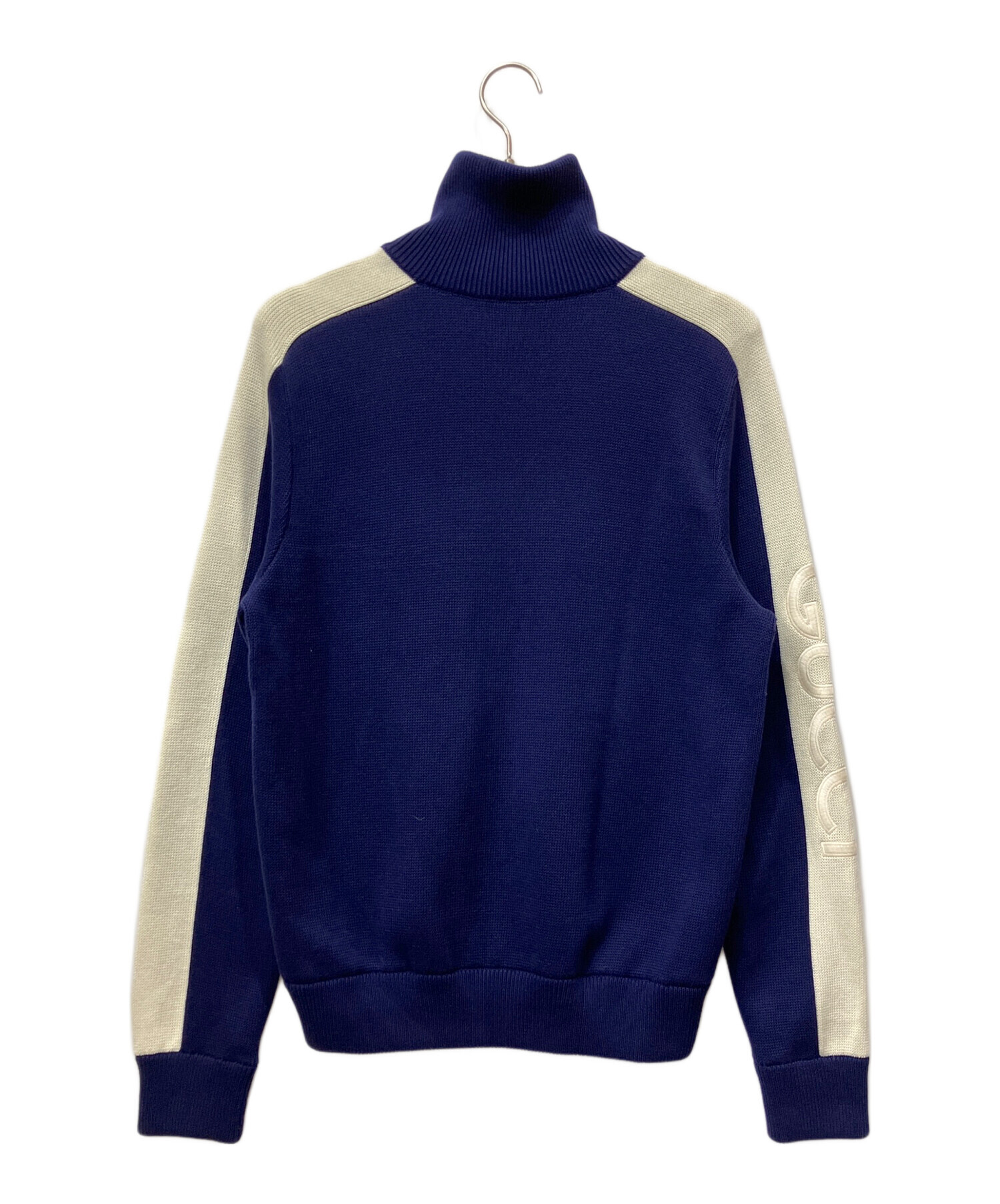 中古・古着通販】GUCCI (グッチ) ニットスウェット ネイビー サイズ:S