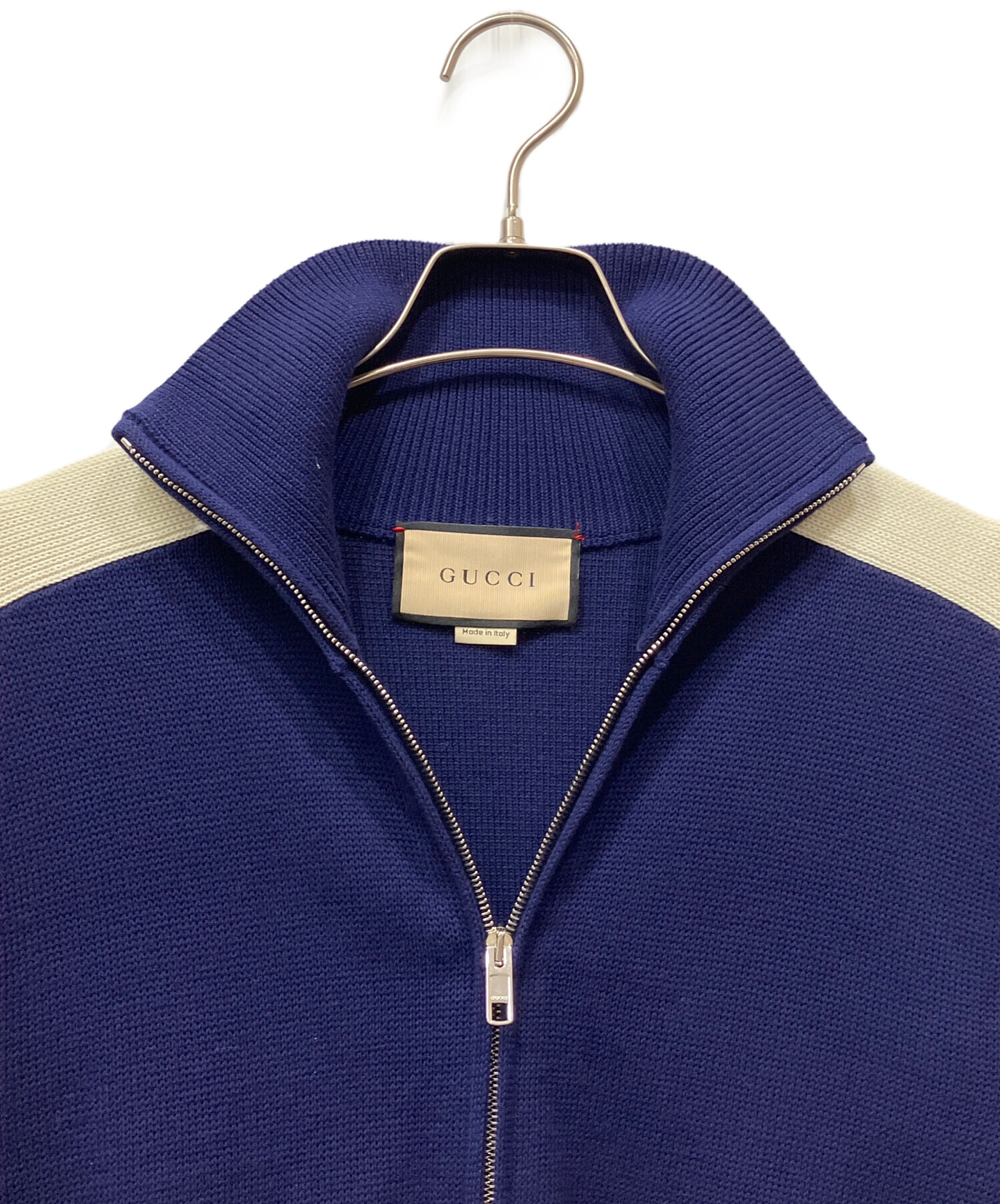 GUCCI 未使用セーター 中古・古着通販】GUCCI (グッチ) ニットスウェット ネイビー サイズ:S
