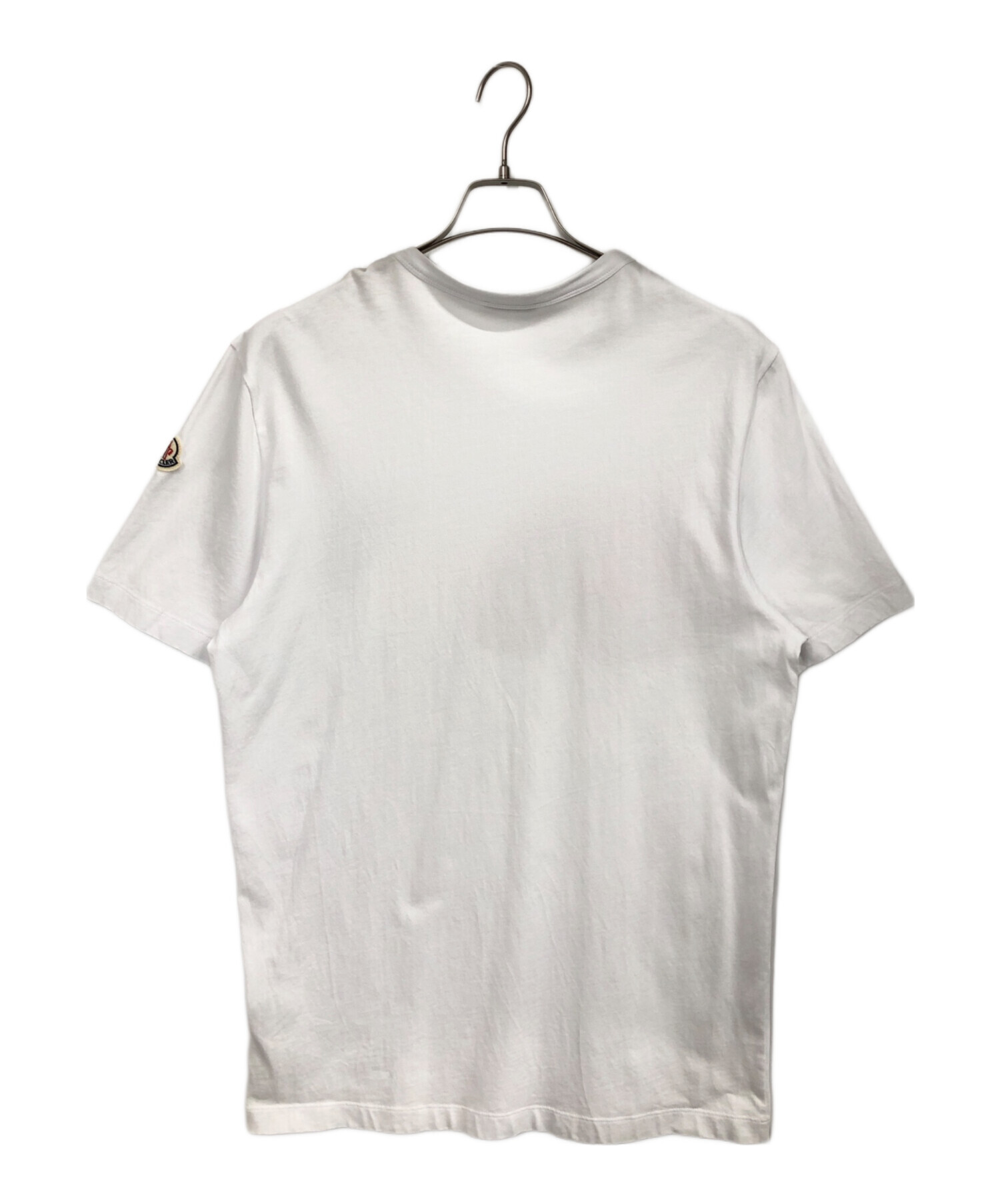 中古・古着通販】MONCLER (モンクレール) Tシャツ ホワイト サイズ:M