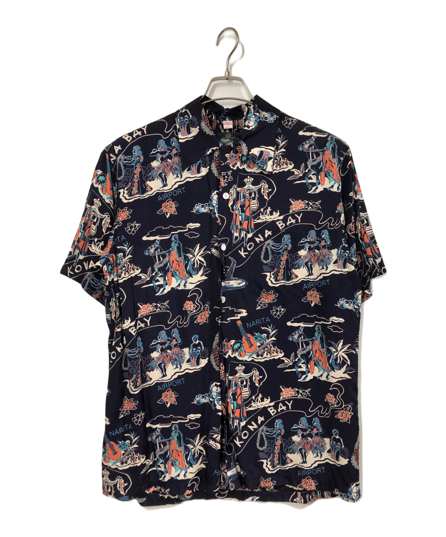 中古・古着通販】KONA BAY (コナベイ) アロハシャツ ネイビー サイズ:M