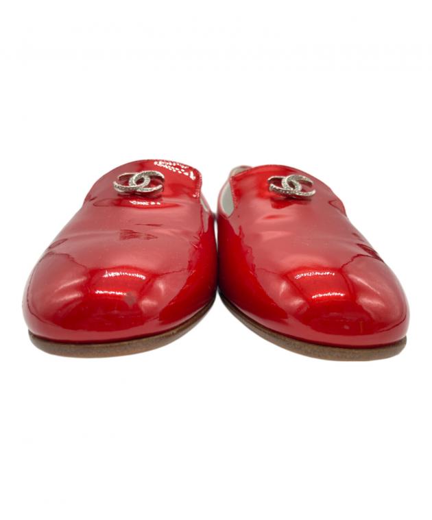 中古・古着通販】CHANEL (シャネル) エナメルパンプス レッド サイズ