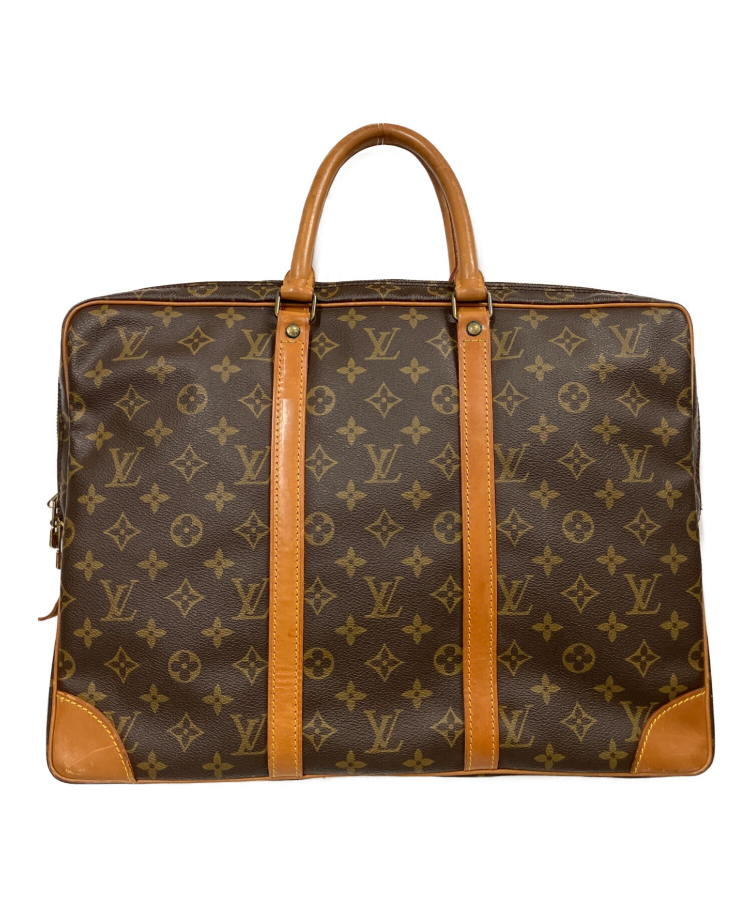 『希少』Louis Vuitton ビンテージモノグラム ビジネスバッグ 中古・古着通販】LOUIS VUITTON (ルイ ヴィトン) ポルトドキュマン