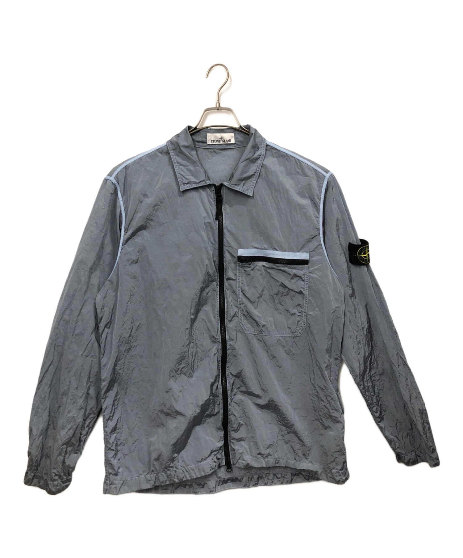 Stone  ナイロンメタルジャケットダークグレーシルバー XL 中古・古着通販】STONE ISLAND (ストーンアイランド) Nylon Metal