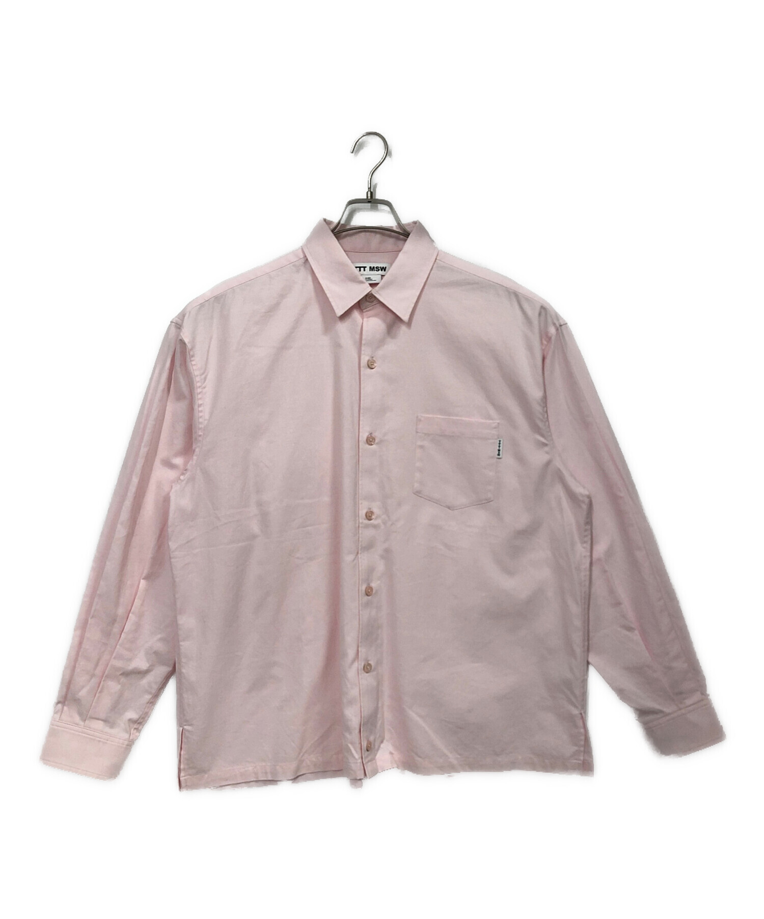 中古・古着通販】TTT MSW (ティー) 長袖シャツ ピンク サイズ:XL