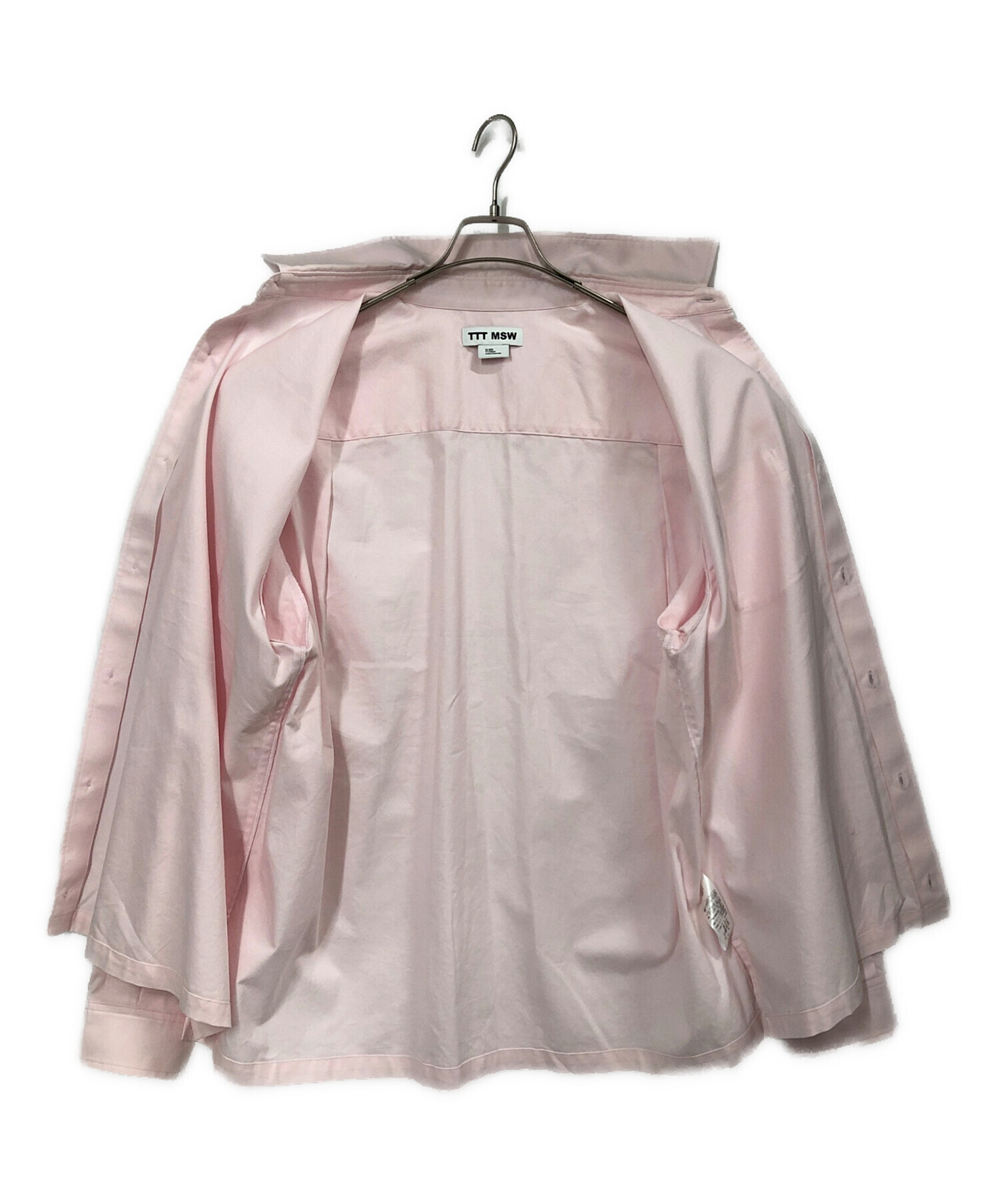 中古・古着通販】TTT MSW (ティー) 長袖シャツ ピンク サイズ:XL