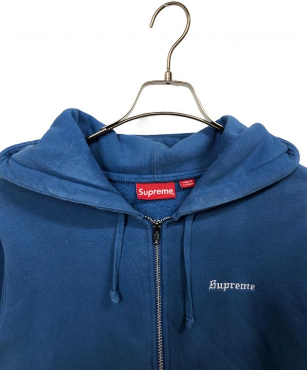 中古・古着通販】Supreme (シュプリーム) 666 Zip Up Sweat ブルー