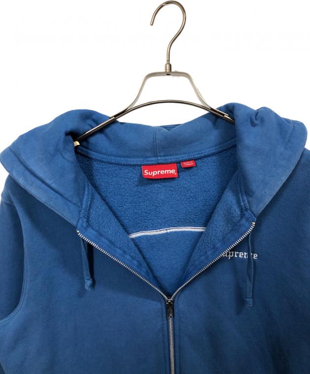 中古・古着通販】Supreme (シュプリーム) 666 Zip Up Sweat ブルー