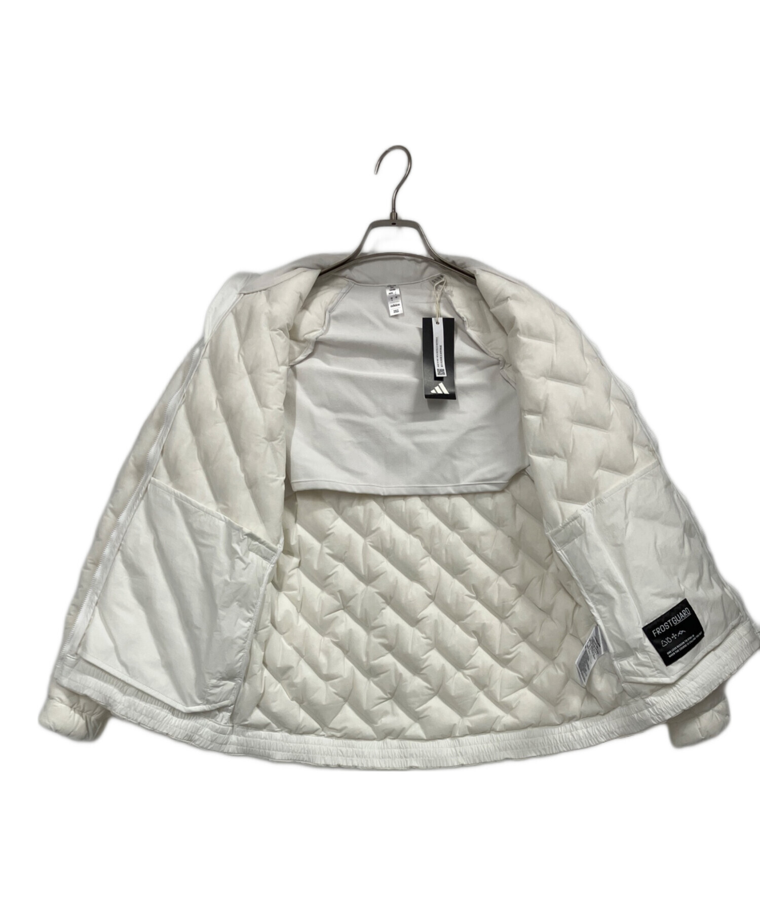 中古・古着通販】adidas (アディダス) ダウンジャケット ホワイト