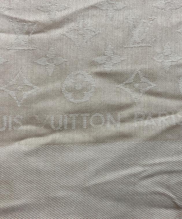 紀*子様 LOUIS VUITTON モノグラムジャイアント　ベージュ ストール 中古・古着通販】LOUIS VUITTON (ルイ ヴィトン) ショール・モノグラム