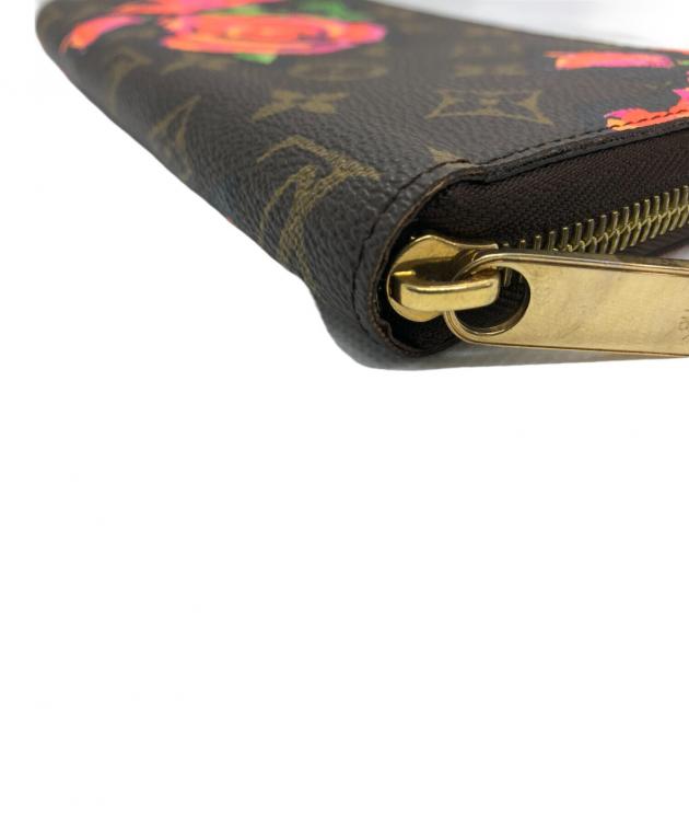未使用級 ルイ・ヴィトン モノグラム 長財布 ブラウン×ローズプードル　RFID 中古・古着通販】LOUIS VUITTON (ルイ ヴィトン) モノグラムローズ