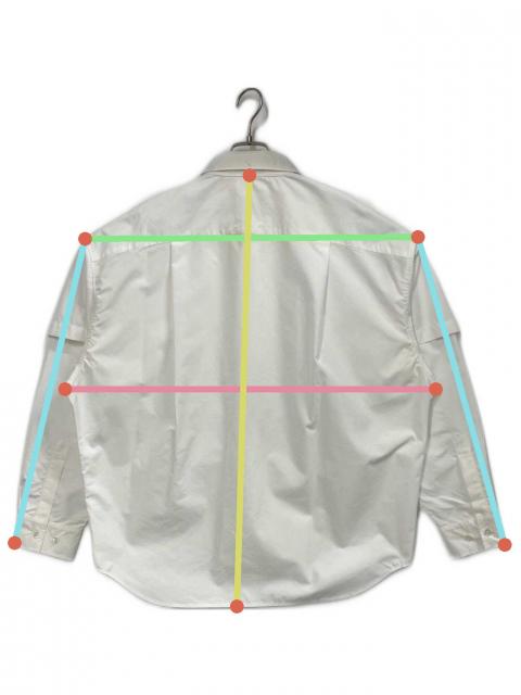 中古・古着通販】SOFTHYPHEN (ソフトハイフン) 長袖シャツ ホワイト