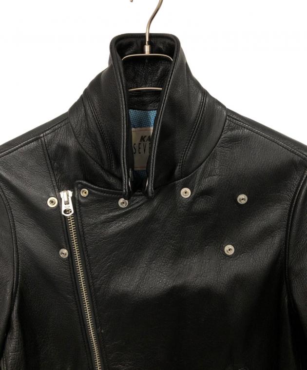 中古・古着通販】SEVESKIG (セヴシグ) ダブルライダースレザー