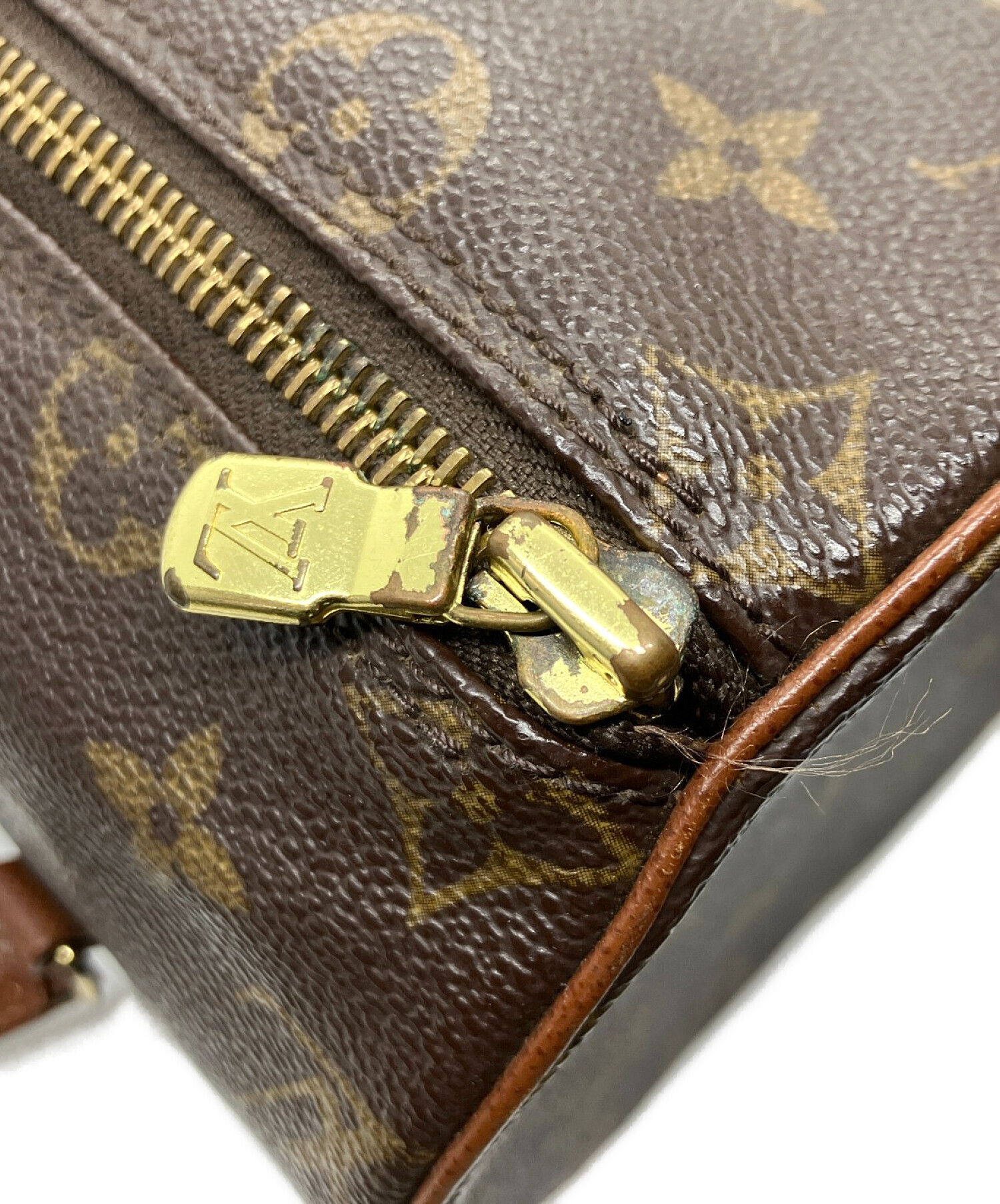 中古・古着通販】LOUIS VUITTON (ルイ ヴィトン) パピヨンPM ブラウン