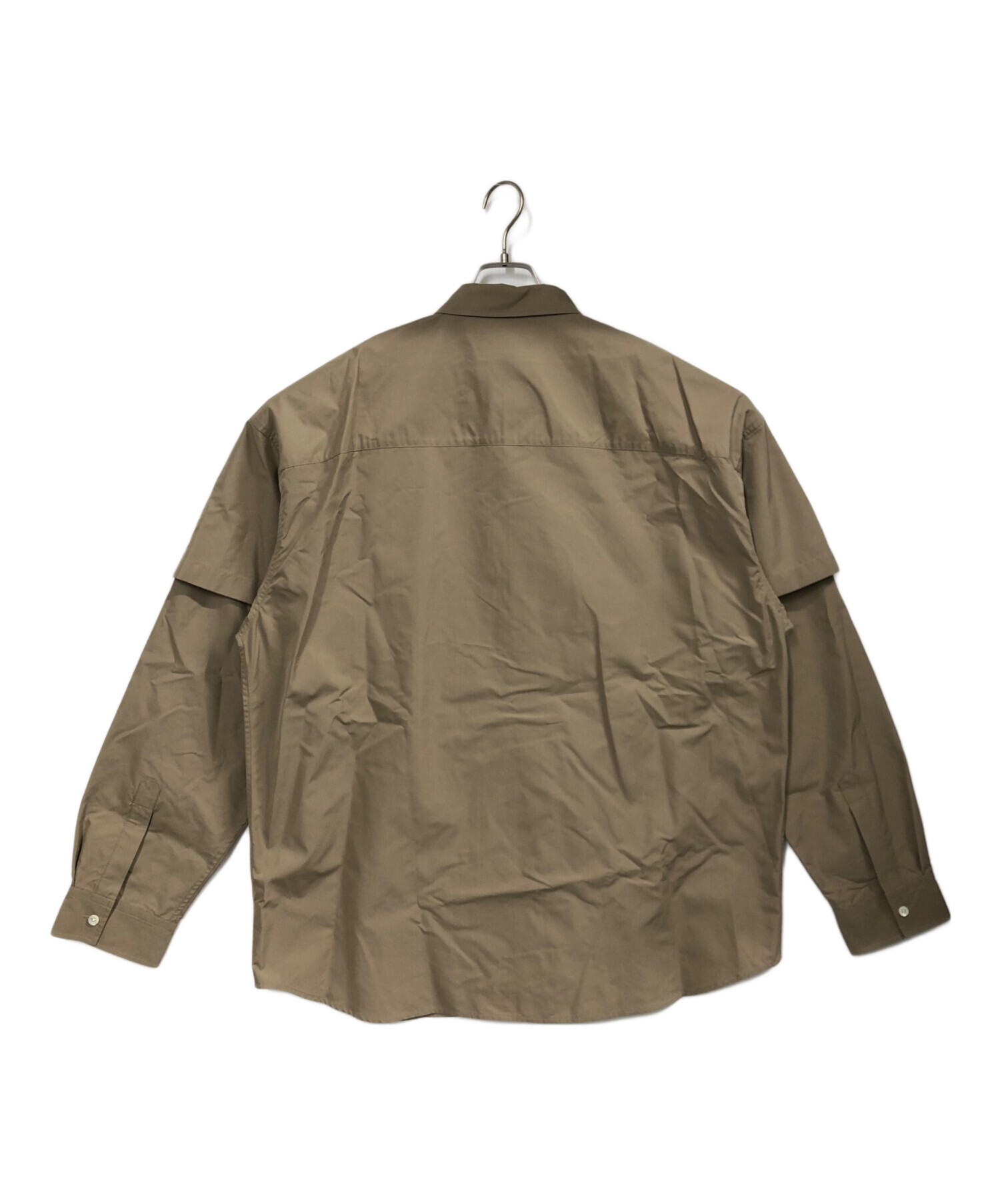 中古・古着通販】SOFTHYPHEN (ソフトハイフン) 長袖シャツ ベージュ