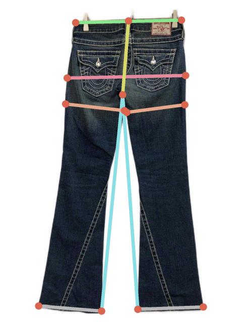 中古・古着通販】TRUE RELIGION (トゥルー レリジョン) フレアデニム