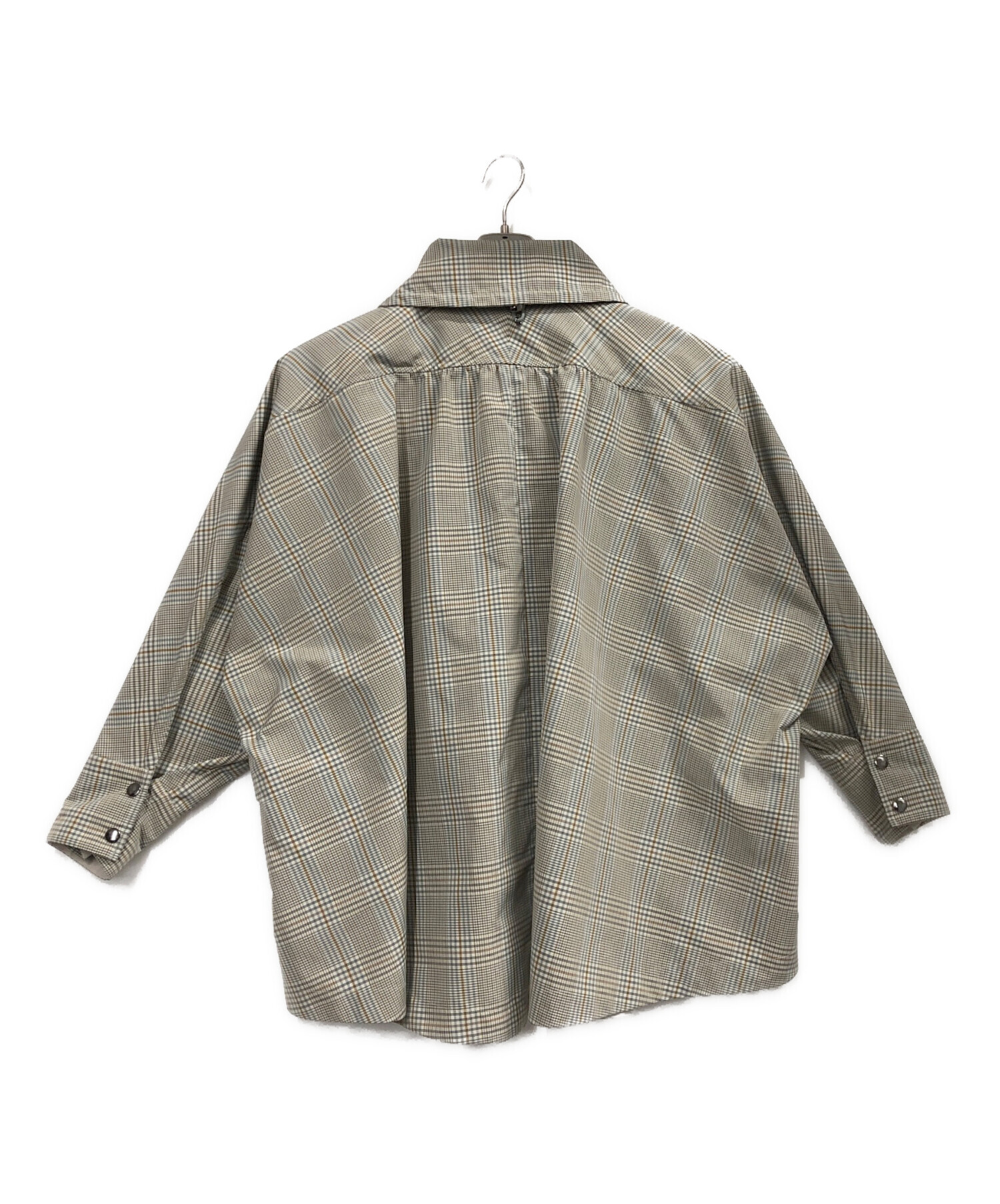 中古・古着通販】VACHEMENT (ヴァシュモン) チェックショートコート